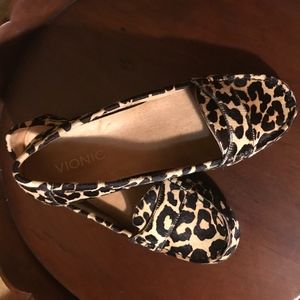 Vionic Leopard Loafers